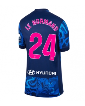 Billige Fotballdrakt Atletico Madrid Robin Le Normand #24 Replika Tredjedrakt Dame 2024-25 Kortermet